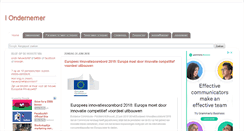 Desktop Screenshot of iondernemer.nl